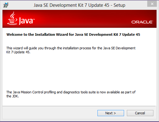 Java environment setup